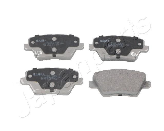 JAPANPARTS Rear Axle Width: 49,0mm, Thickness 1: 15,4mm Brake pads PP-K15AF buy