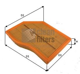 Mercedes VITO Air filter 17410510 CLEAN FILTER MA3493 online buy