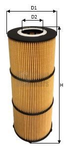 Mercedes A-Class Oil filters 17410516 CLEAN FILTER ML4587 online buy
