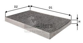 Great value for money - CLEAN FILTER Pollen filter NC2416CA
