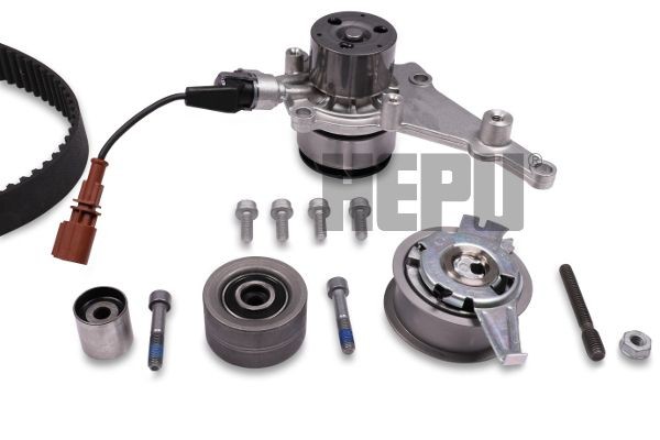 Golf VIII Alltrack VIII (CG5) Belt and chain drive parts - Water pump and timing belt kit HEPU PK55020
