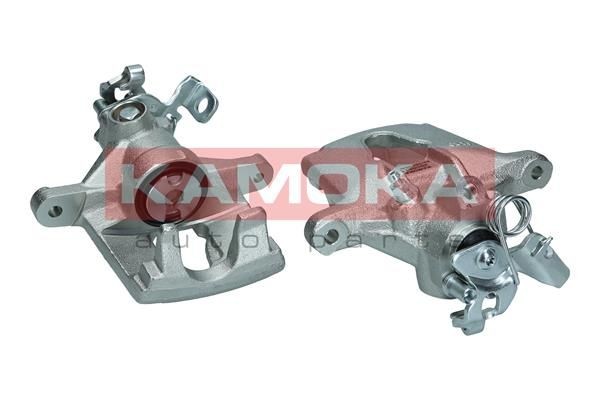 KAMOKA JBC0671 Brake caliper Grey Cast Iron, 145mm, Rear Axle Left, without electric motor