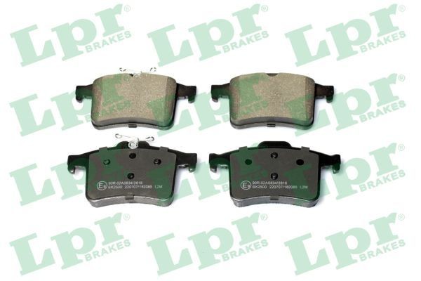 LPR 05P2085 Brake pad set