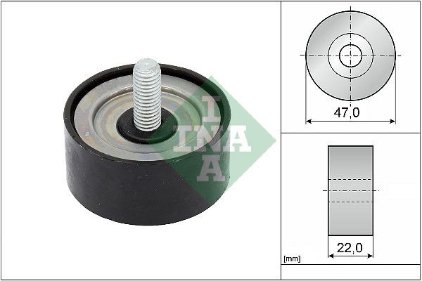 Original INA Idler pulley 532 1001 10 for MERCEDES-BENZ A-Class