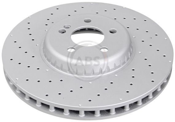 18754 A.B.S. Brake rotors MERCEDES-BENZ 360x36mm, 5x112, perforated/vented, two-part brake disc, Coated