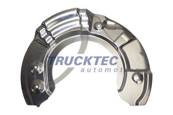 Brake drum backing plate TRUCKTEC AUTOMOTIVE Front Axle Left - 08.35.251