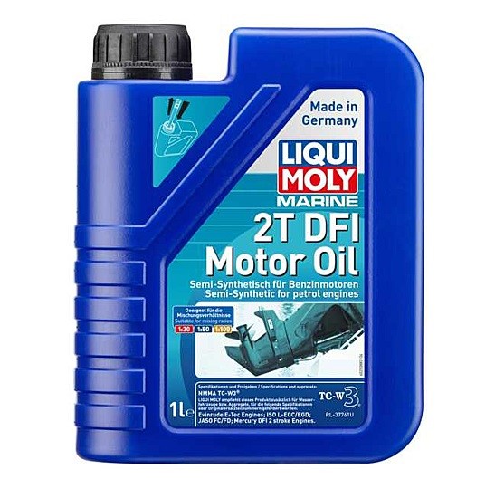 LIQUI MOLY Marine, 2T DFI 1l, Part Synthetic Oil Motor oil 25088 buy