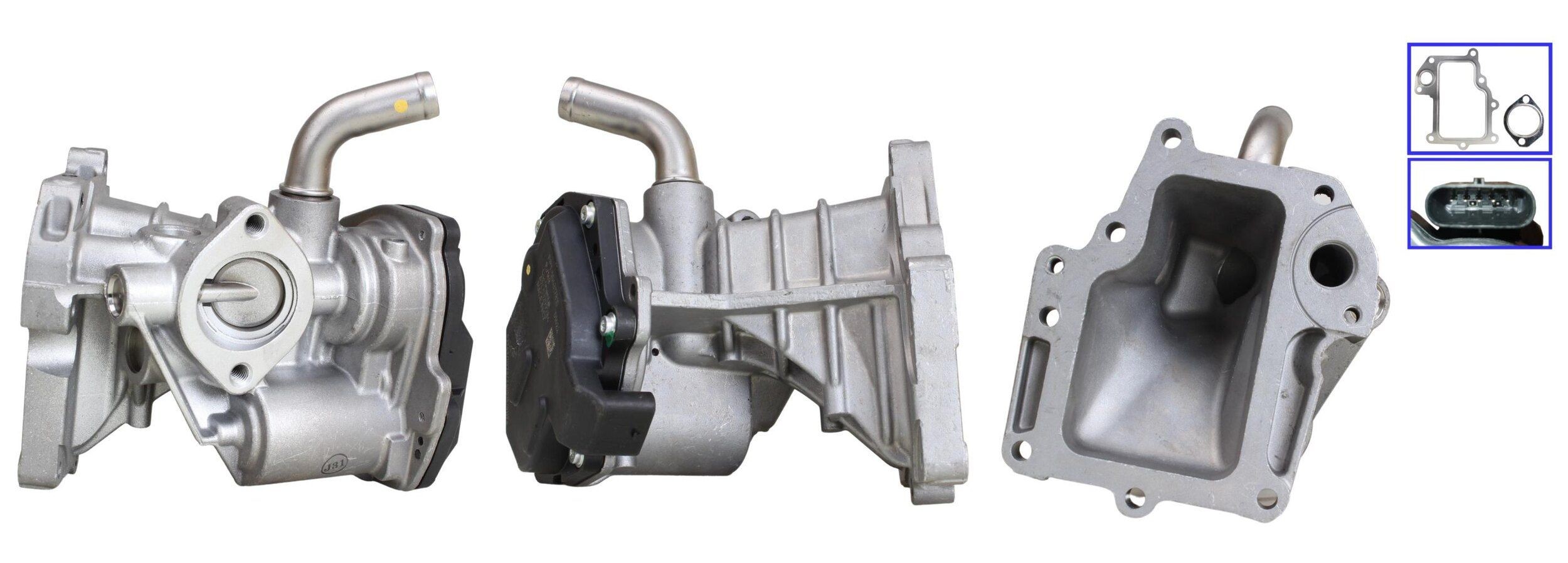 ELSTOCK without EGR cooler Number of connectors: 5 Exhaust gas recirculation valve 73-0447 buy