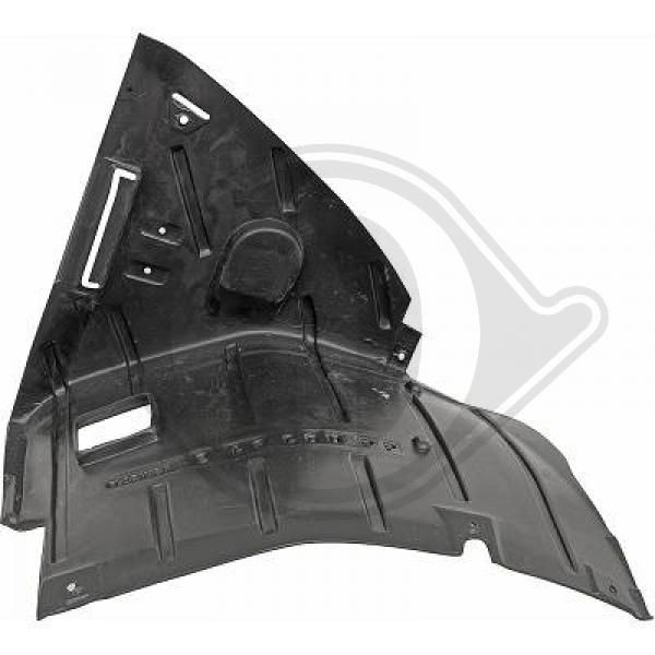DIEDERICHS 1214118 Panelling, mudguard Right Front, Front Section