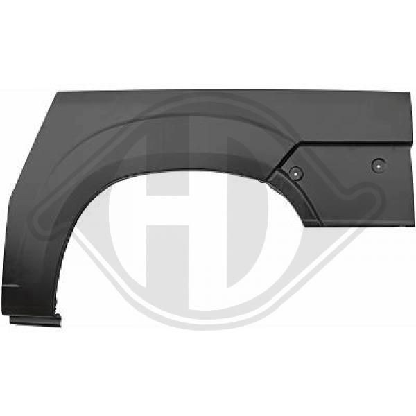 DIEDERICHS 9741031 Side panel PEUGEOT RIFTER 2018 in original quality