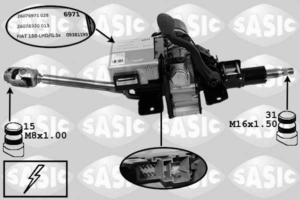 7276001 SASIC Electric power steering + steering column buy cheap
