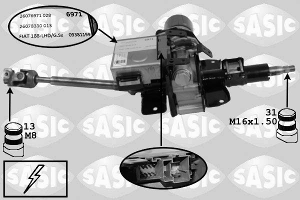 7276002 SASIC Electric power steering + steering column buy cheap