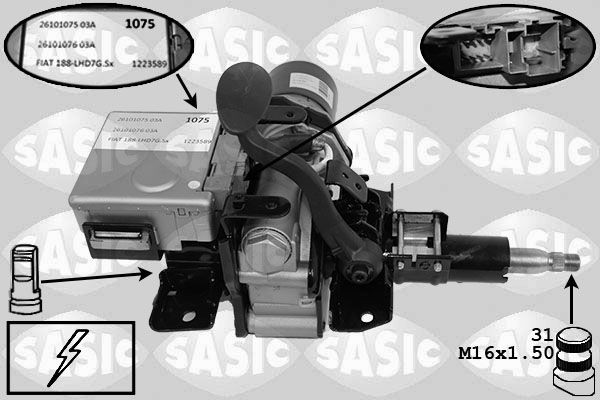 7276003 SASIC Electric power steering + steering column buy cheap