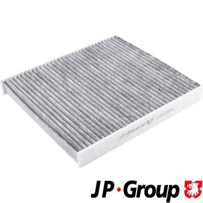 1128104900 JP GROUP Pollen filter MINI Activated Carbon Filter, 254 mm x 235 mm x 32 mm