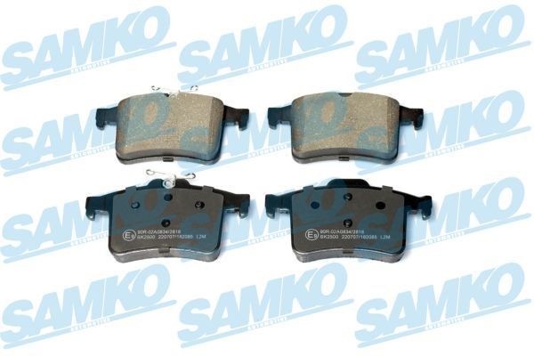25114 SAMKO 5SP2085 Brake pad set C2D 3792