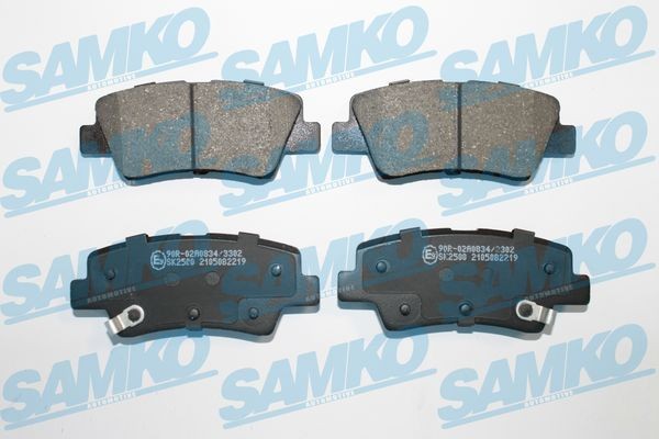 25337 SAMKO Height: 41mm, Width: 99,8mm, Thickness: 15,7mm Brake pads 5SP2219 buy