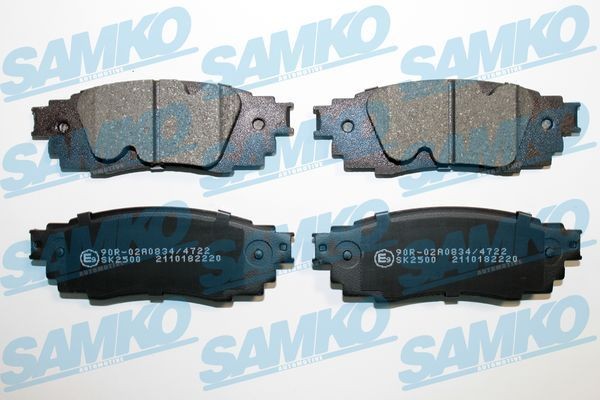 SAMKO 5SP2220 Brake pads LEXUS UX 2018 in original quality