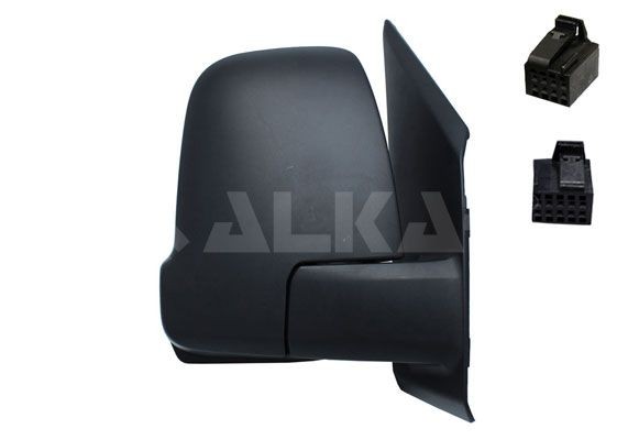 ALKAR Right, Electric, Heatable, Short mirror arm, Convex, for left-hand drive vehicles Side mirror 9236021 buy