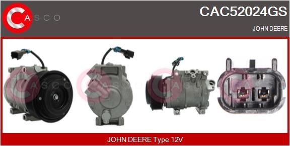 CASCO CAC52024GS Air conditioning compressor RE284680