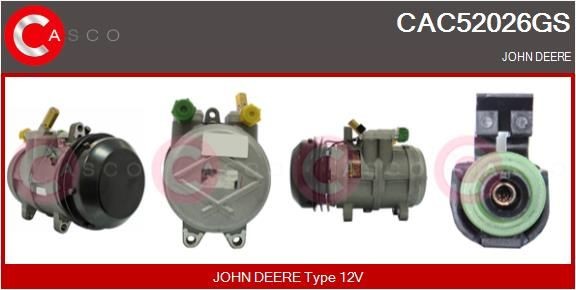CASCO CAC52026GS Air conditioning compressor TY6626