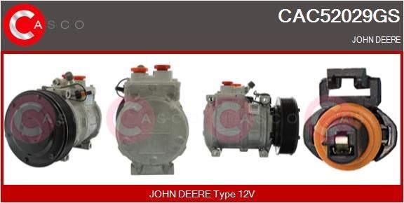 CASCO CAC52029GS Air conditioning compressor TY24304
