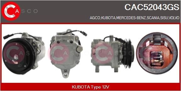 CASCO CAC52043GS Klimakompressor für SISU POLAR LKW in Original Qualität