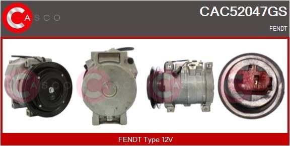 CASCO CAC52047GS Air conditioning compressor G117.551.020.100