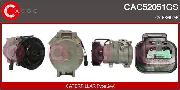 CASCO CAC52051GS Air conditioning compressor 305-0324