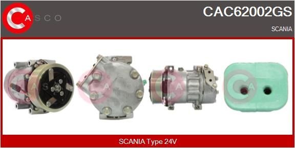 CAC62002GS CASCO Klimakompressor für SCANIA online bestellen