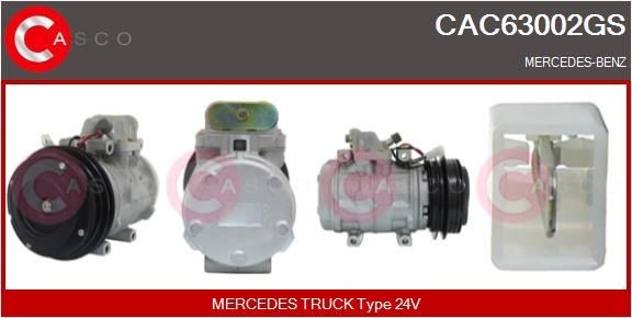 CAC63002GS CASCO Klimakompressor MERCEDES-BENZ LK/LN2