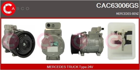 CASCO CAC63006GS Air conditioning compressor A5412301111