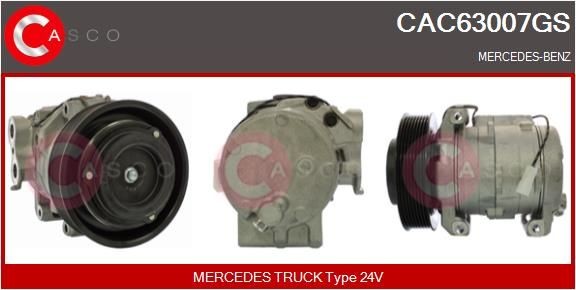 CAC63007GS CASCO Klimakompressor für MERCEDES-BENZ online bestellen