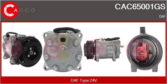 CAC65001GS CASCO Klimakompressor für DAF online bestellen