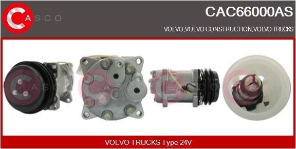 CAC66000AS CASCO Klimakompressor für VOLVO online bestellen