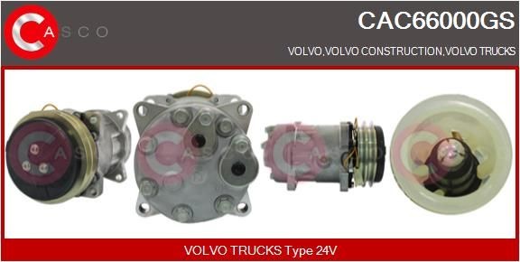 CAC66000GS CASCO Klimakompressor für VOLVO online bestellen