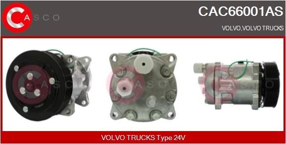 CAC66001AS CASCO Klimakompressor für VOLVO online bestellen