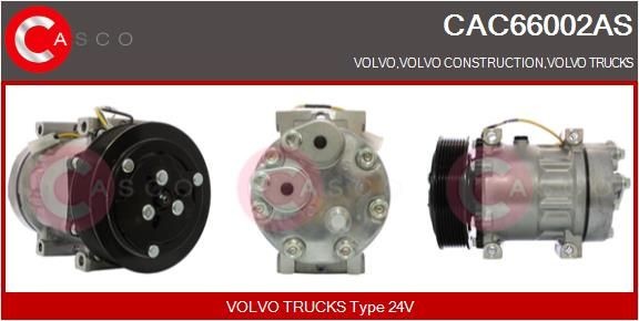CAC66002AS CASCO Klimakompressor für VOLVO online bestellen