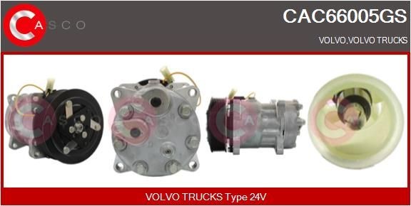 CAC66005GS CASCO Klimakompressor für VOLVO online bestellen