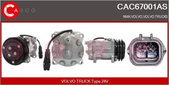 CAC67001AS CASCO Klimakompressor für VOLVO online bestellen