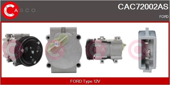 CASCO CAC72002AS Air conditioning compressor 94AW19D629AA