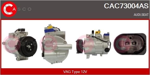 CASCO CAC73004AS Air conditioning compressor 4F0 260 805 AE