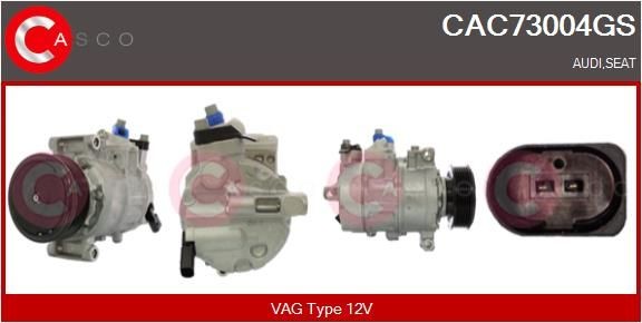 CASCO CAC73004GS Air conditioning compressor 8E0260805CG
