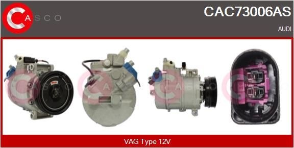 CASCO CAC73006AS Air conditioning compressor 8E0 260 805 N 