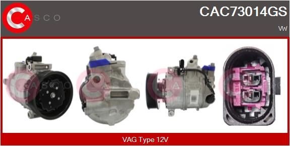 CASCO CAC73014GS Air conditioning compressor 7L6820803B