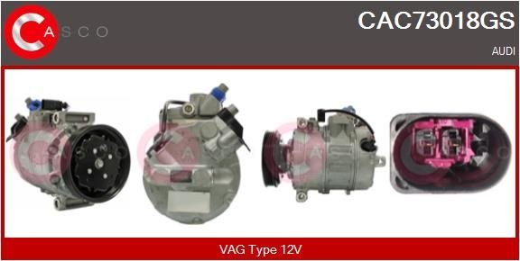 CASCO CAC73018GS Air conditioning compressor 4B0.260.805M