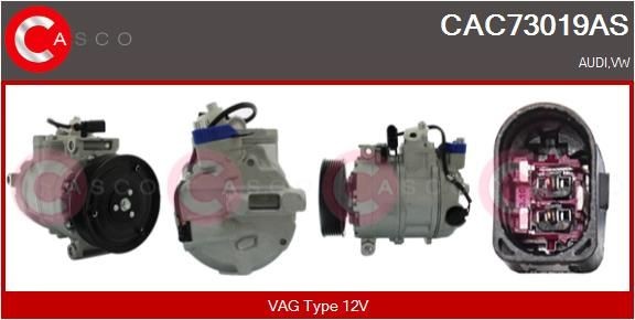CASCO CAC73019AS Air conditioning compressor 4E0 260 805 F