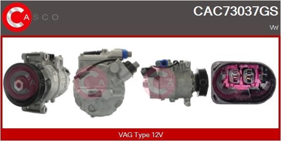 CASCO CAC73037GS Air conditioning compressor 7P6 820 803 B