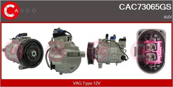 CASCO CAC73065GS Air conditioning compressor 8T0 260 805 G