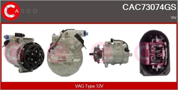 CASCO CAC73074GS Air conditioning compressor 3D0 820 805E