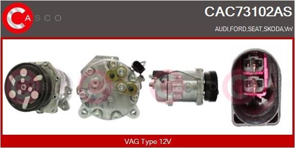 CASCO CAC73102AS Air conditioning compressor 1J0 820 803N
